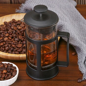 1 τμχ 350ml Φορητή καφετιέρα French Press, Υψηλής ποιότητας βοριοπυριτικό γυαλί Ανθεκτικό στη θερμότητα, Αξεσουάρ Καφετιέρα