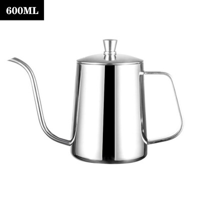 350 ml 600 ml lašinamas virdulys kavos arbatos puodas Nelipni danga maistinė nerūdijančio plieno žąsies kaklelis lašinamas virdulys gulbės kaklelis plonas burnos