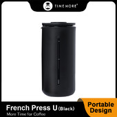 TIMEMORE parduotuvė French Press Coffee Small U 450ml Gaminimo reikmenys Puodelis Baltas Juodas Virtuvei Namų Kelionių biuras
