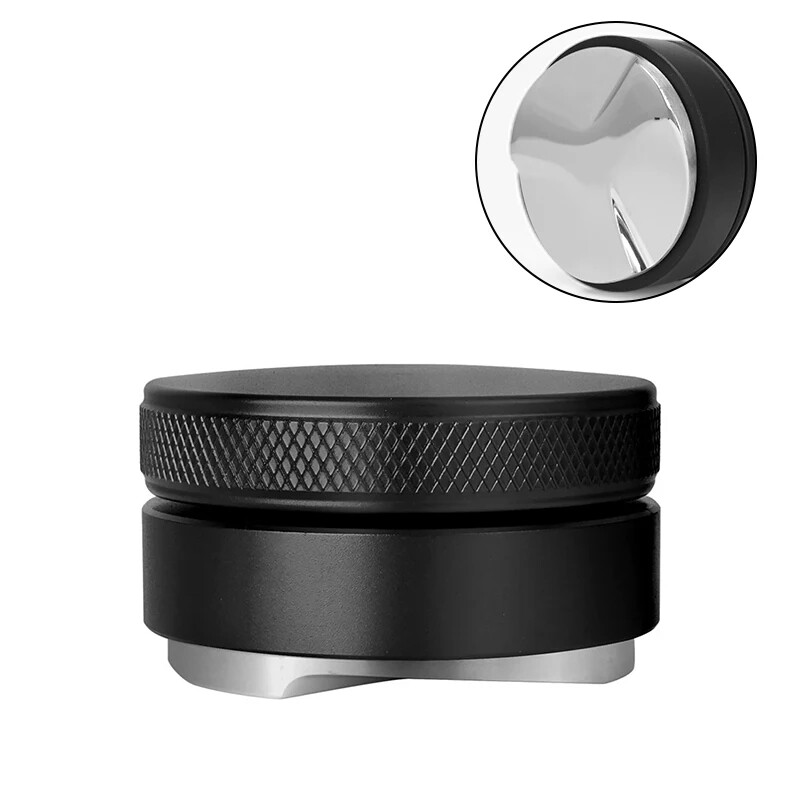 Kavos skirstytuvas 3 kampiniais šlaitais espreso nerūdijančio plieno paskirstymo įrankiai, skirti 51 mm 54 mm 58 mm portafiltro kavos priedams