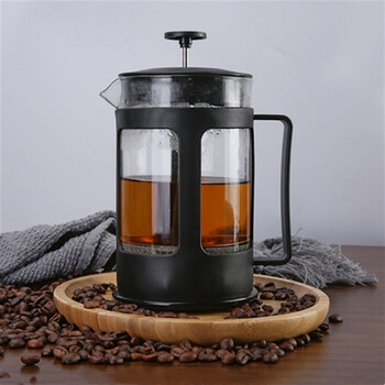 Γυάλινη κατσαρόλα French Press Γυάλινο Καφετιέρα Hand Punch Pot 350Ml/600Ml/800Ml/1000Ml Coffee Brewer with Filtration, Tea Maker