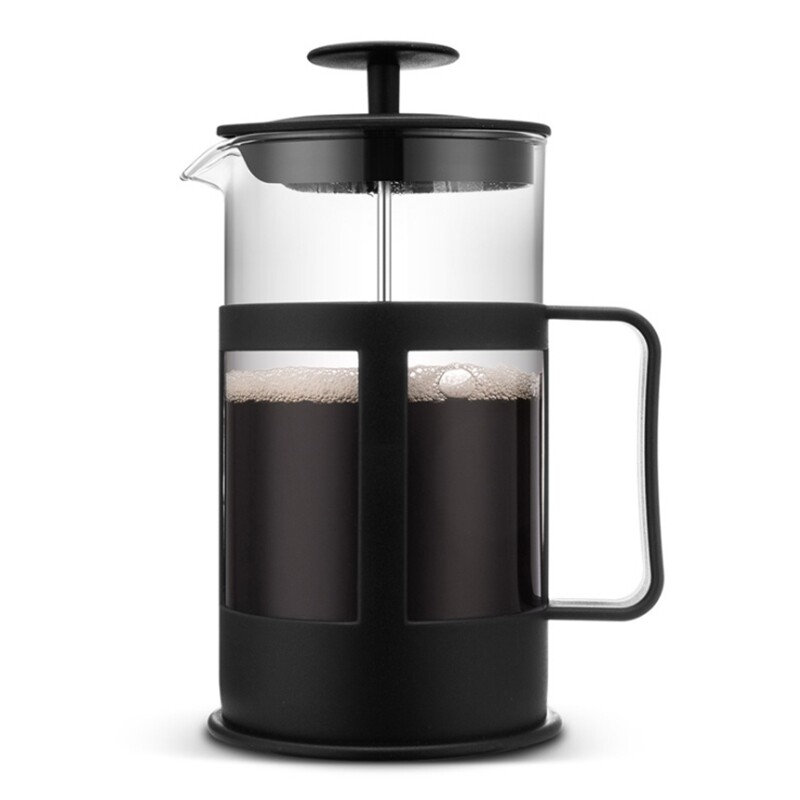 French Press kohvi- ja teekeetja 12 oz, paksendatud borosilikaatklaasist kohvipress, roostevaba ja nõudepesumasinas pestav