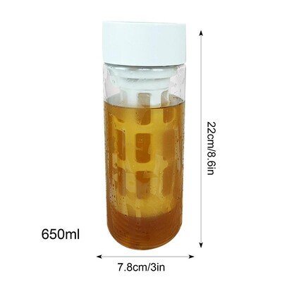 Jääkohvimasin Kaasaskantav külm kohvikeetja Kuumakindel eemaldatav borosilikaatklaasist külma keedukann kuuma tee jaoks Jäätee