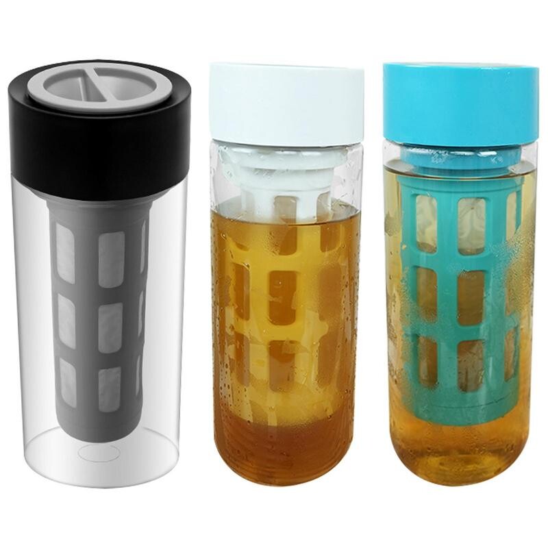 Jääkohvimasin Kaasaskantav külm kohvikeetja Kuumakindel eemaldatav borosilikaatklaasist külma keedukann kuuma tee jaoks Jäätee