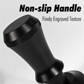 Coffee Tamper Double Spring 58mm Σταθερή πίεση 30lbs Loaded Espresso Tamper Ripple Base Coffee Accessories 51mm 53mm 54mm