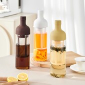 500 ml šalto virimo kavos puodas, didelio borosilikatinio stiklo, buitinis šalto užvirinimo butelis Šalto užvirimo vaisių arbatos virdulys, skirtas naudoti namuose Kavos puodas