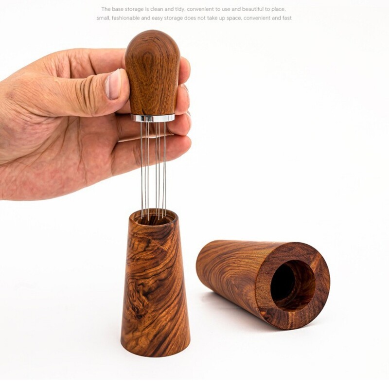 Kavos tamperių adatų įrankiai Espreso miltelių maišyklės skirstytuvas lygintuvas WDT kavinės maišymo barista priedai 8 adatų maišytuvas