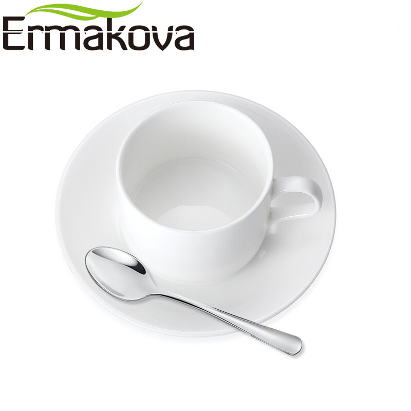 ERMAKOVA komplekt, 8 espresso lusikat 4 tolli mini kohvilusikas Väike bistroo lusikas magustoiduks roostevabast terasest tee eelroa