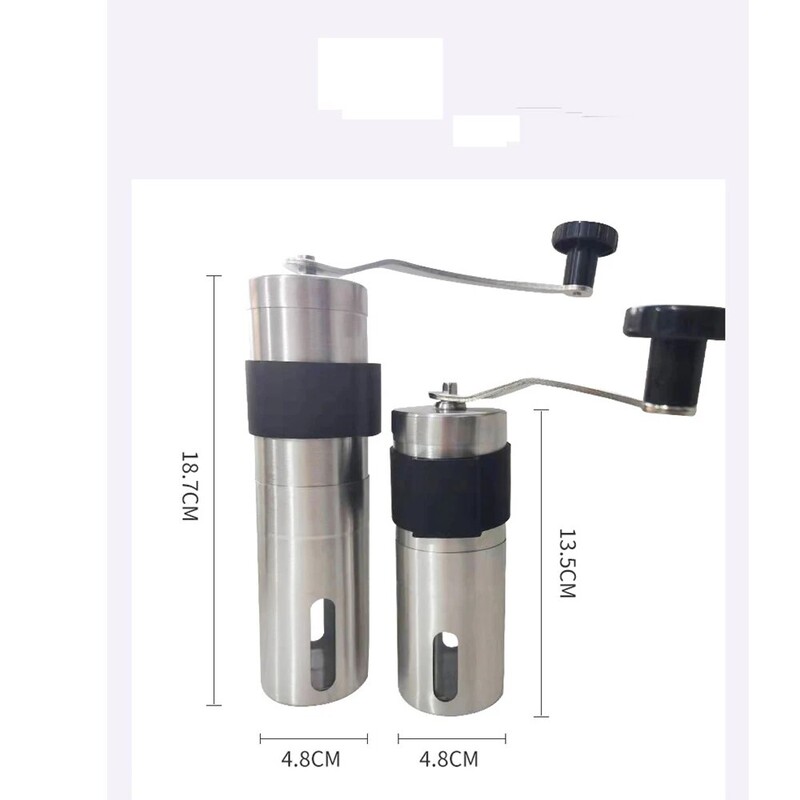 Käsitsi kohviveski Kaasaskantavad kohviubade veskid roostevabast terasest lihtsad käsitsi valmistatud veskivahustaja köögitarvikud