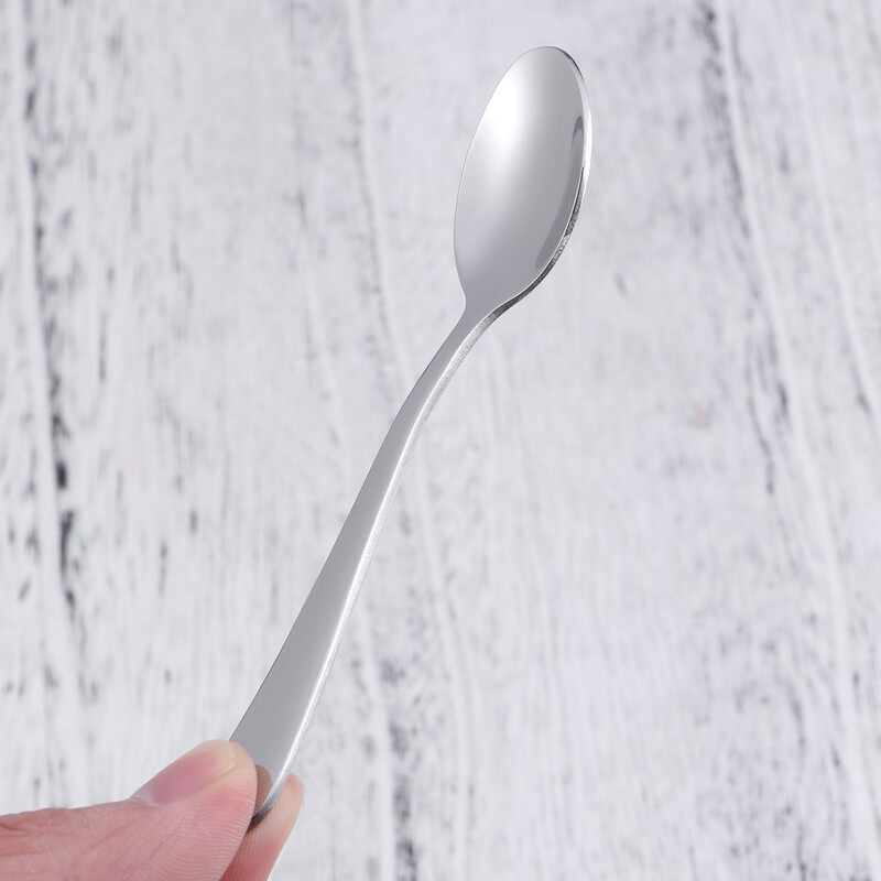 12 kavos stalo įrankių rinkinys nerūdijančio plieno druskos cukraus šaukštelis šaukštas arbatos desertas pagardų šaukštas valgomasis stalo įrankis namų restoranui