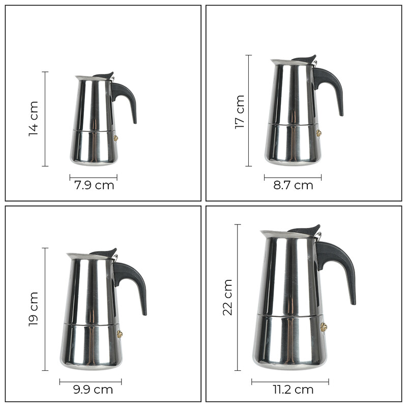 2/4/6/9 cesti oala de cafea pentru bucatarie filtru de cafea moka cafetieră din oțel inoxidabil oală moka espresso latte filtru plită