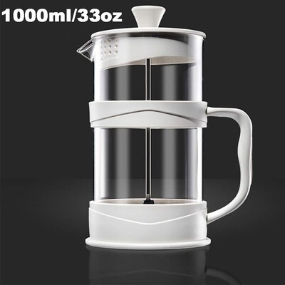 French Press kohvi-/teekeetja, Camping Mini kohvi-/teepress 304 roostevabast terasest filtrist ja kuumakindlast klaasist kohvimasin