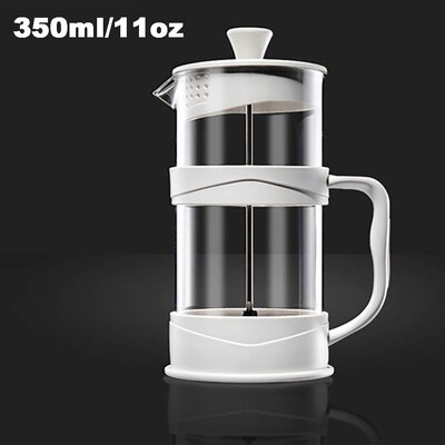 French Press kohvi-/teekeetja, Camping Mini kohvi-/teepress 304 roostevabast terasest filtrist ja kuumakindlast klaasist kohvimasin