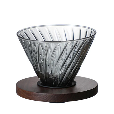 Grafinas lašinamas kavos puodas 300 ml 500 ml V piltuvėlis stiklinių puodelių diapazonas serveris virdulys alaus darykla Barista perkoliatorius kavos virimo aparatas