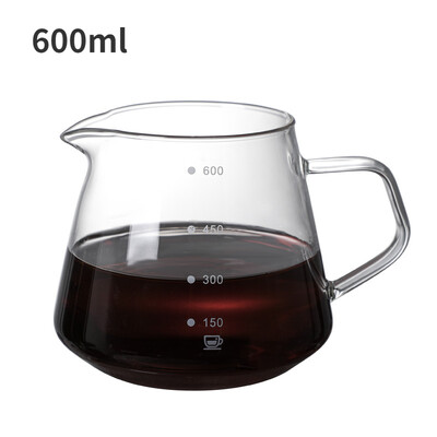 Grafinas lašinamas kavos puodas 300 ml 500 ml V piltuvėlis stiklinių puodelių diapazonas serveris virdulys alaus darykla Barista perkoliatorius kavos virimo aparatas