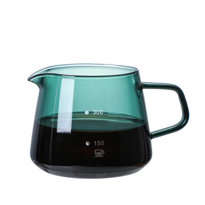 Grafinas lašinamas kavos puodas 300 ml 500 ml V piltuvėlis stiklinių puodelių diapazonas serveris virdulys alaus darykla Barista perkoliatorius kavos virimo aparatas