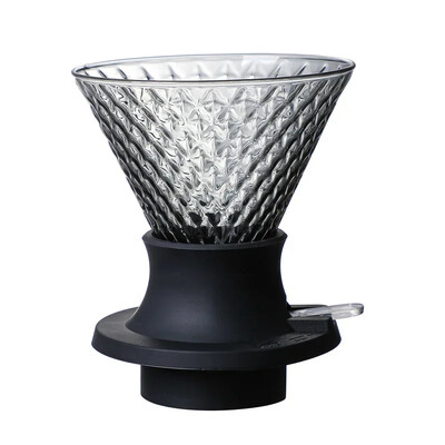 Grafinas lašinamas kavos puodas 300 ml 500 ml V piltuvėlis stiklinių puodelių diapazonas serveris virdulys alaus darykla Barista perkoliatorius kavos virimo aparatas