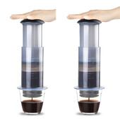 „iCafilas“ espreso kavos aparatas Nešiojama kavinė „French Press Cafe“ Kava PP Maisto klasės nešiojama kavinė „French Press Cafe“ Kavos puodas