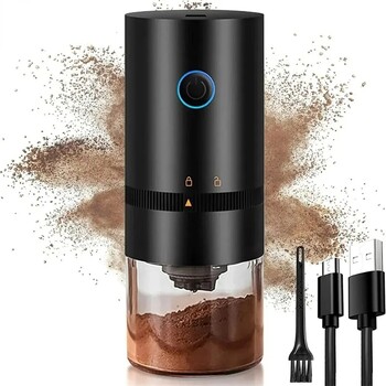 Μύλος καφέ ΤΥΠΟΣ C USB Charge Professional Ceramic Grinding Core Μύλος καφέ κόκκων Νέα αναβάθμιση φορητός ηλεκτρικός