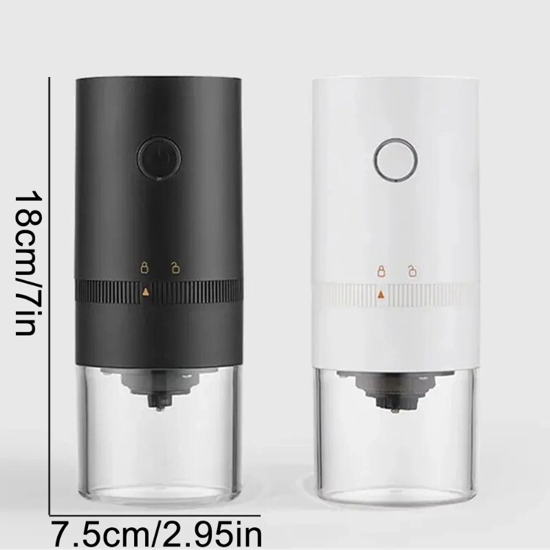 Kavos malūnėlis C TIPO USB įkrovimas Profesionalus keraminis šlifavimo šerdis Kavos pupelių malūnėlis Naujas atnaujinimas nešiojamas elektrinis