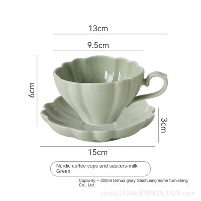 Nordic Bone China kavos puodelio ir lėkštės rinkinys, elegantiškas baltas porcelianas, biuro popietės arbatos puodeliai, Cafe keramikinis kavos puodelis, 250 ml
