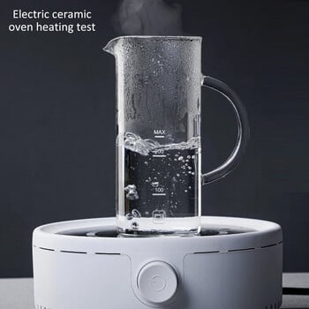 Χειροκίνητο Milk Frother Glass Milk Foamer Coffee Pot Glass Mesh Καφετιέρα γαλλικής πρέσας Μίξερ κανάτα αφρόγαλα Εργαλεία κουζίνας