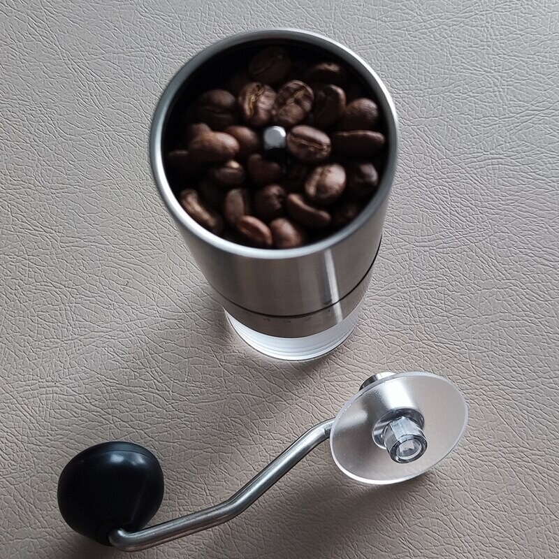 Rankinis kavos malūnėlis Nešiojami kavos pupelių malūnėliai Nerūdijančio plieno Lengvas rankų darbo malūnėlis Virtuvės priedų įrankis