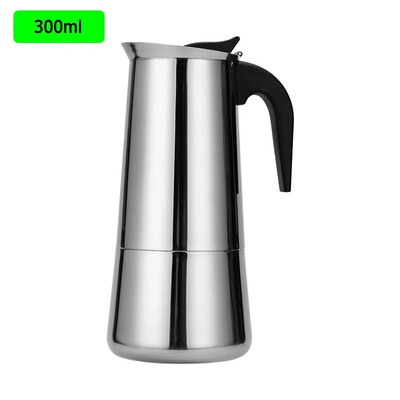 Nerūdijančio plieno kavos puodas Barista Moka, Espresso Latte, Viryklės filtras, Kavos virimo aparatas, Kavos puodas
