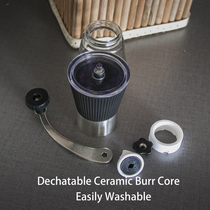 Käsitsi kohviveski Avaleht Väike käsitsi väntatav kohvioaveski Reguleeritav säte Käsikohvveski kohvitee Tööriistad