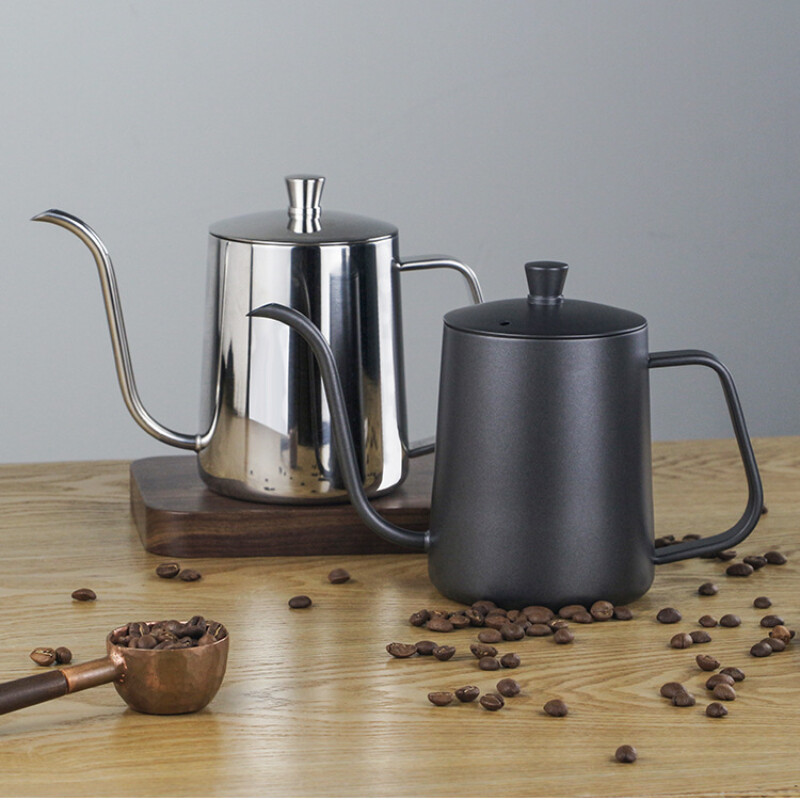 600 ml kavos aksesuarai, žąsų snapo virduliai, žąsies kaklelio formos virdulys, nerūdijantis kavos virimo aparatas, rankinis virdulio priedai arbatinukas, plieninis