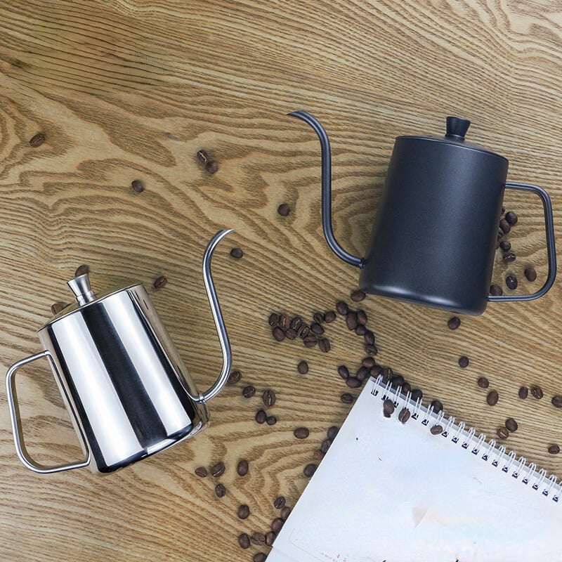 600 ml kavos aksesuarai, žąsų snapo virduliai, žąsies kaklelio formos virdulys, nerūdijantis kavos virimo aparatas, rankinis virdulio priedai arbatinukas, plieninis