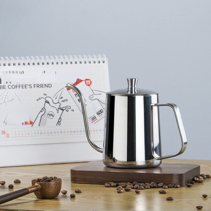 600 ml kavos aksesuarai, žąsų snapo virduliai, žąsies kaklelio formos virdulys, nerūdijantis kavos virimo aparatas, rankinis virdulio priedai arbatinukas, plieninis