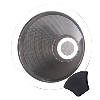 Daugkartinio naudojimo stiklinis kavos puodas su nerūdijančio plieno filtru, lašinamas 200 ml 400 ml kavos puodo lašintuvas Barista užpilamas ant kavos aparato