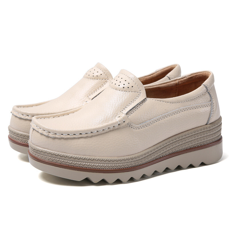 Tarpvalstybinė užsienio prekyba 2024 m. pavasario moteriški didelių dydžių platforminiai batai, batai su pleištu kulnu, pavieniai batai, slydimo batai 