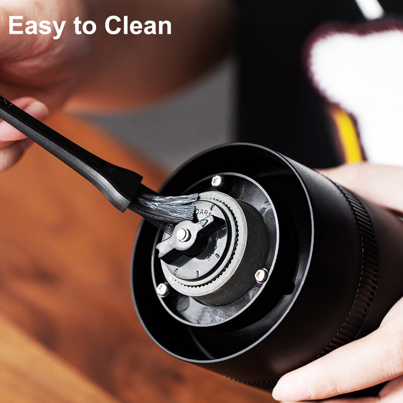 Nauja elektrinė kavos malūnėlis iš išorės reguliuojamas USB įkrovimas nešiojamasis kavos malūnėlis pupelių malimo aparatas kavos virimo aparatas