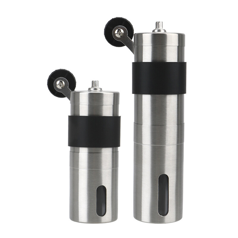 Rasnita de cafea manuala Rasnita portabila pentru boabe de cafea Mini din otel inoxidabil usor de manual Moara de spumare Accesorii de bucatarie Instrument