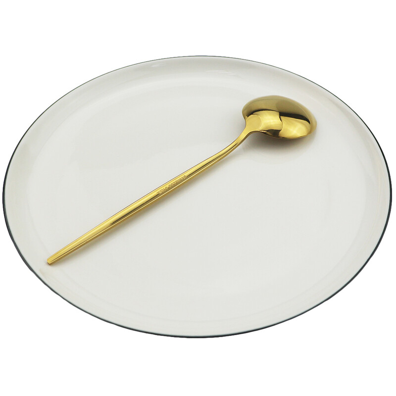 6 vnt. arbatos šaukštelis poliruotas maišomas kavos šaukštas desertinis ledas nerūdijančio plieno šaukštai virtuvės reikmenys