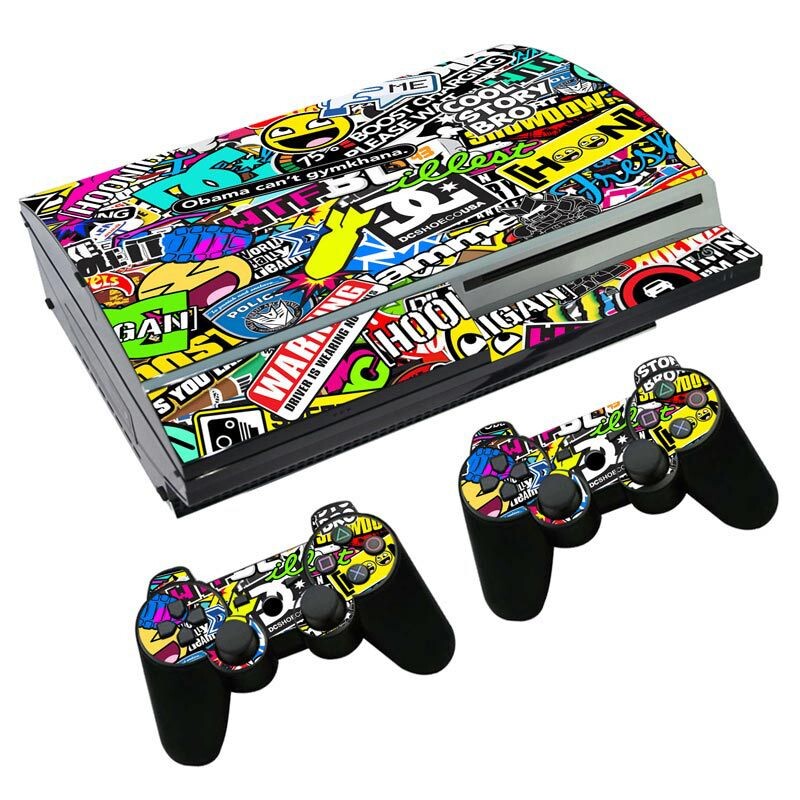 PS3 žaidimų konsolės lipdukas PS3 FAT Fat Machine Pain Machine lipdukas rankenos lipdukas žaidimų konsolės plėvelė