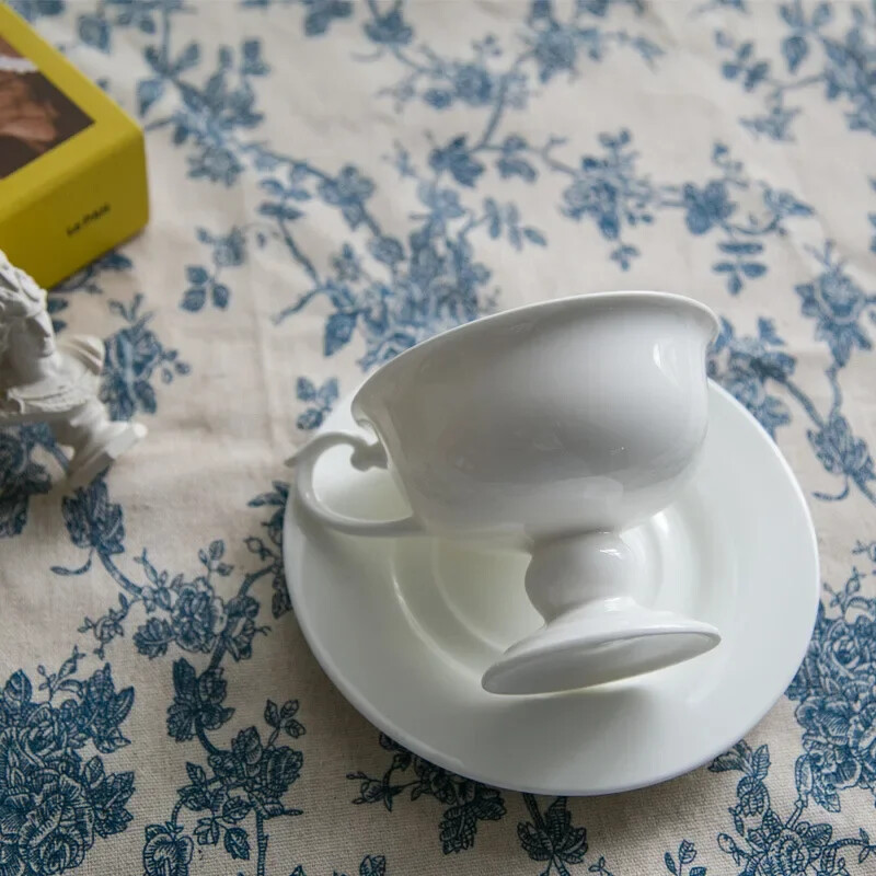 180 ml kavos puodelis Rankų darbo keramikinis taurės espreso puodelio rinkinys Nordic Style Creative Pure White Popietės arbatos puodeliai Kūrybinės dovanos