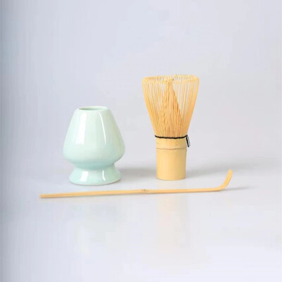 3 viename „Matcha“ rinkinys Bambuko šluotelė arbatinis šaukštelis keraminis dubuo Tradiciniai arbatos rinkiniai Namų arbatos ruošimo įrankiai Priedai Gimtadienio dovanos