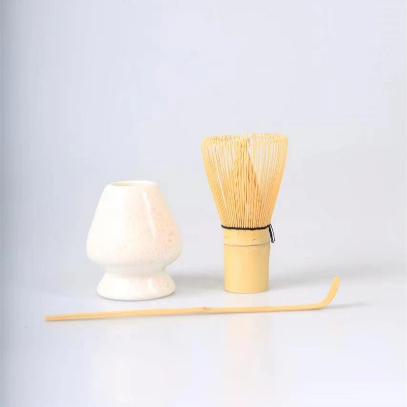 3 viename „Matcha“ rinkinys Bambuko šluotelė arbatinis šaukštelis keraminis dubuo Tradiciniai arbatos rinkiniai Namų arbatos ruošimo įrankiai Priedai Gimtadienio dovanos