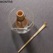 1/2/3 vnt. Japoniškas „Matcha“ dubenėlio plaktukas tekstūruoto stiklo arbatos dubenėlio arbatos rinkinio priedai „Song Dynasty“ arbatos įrankiai Senoviniai Kung Fu arbatos dubenys
