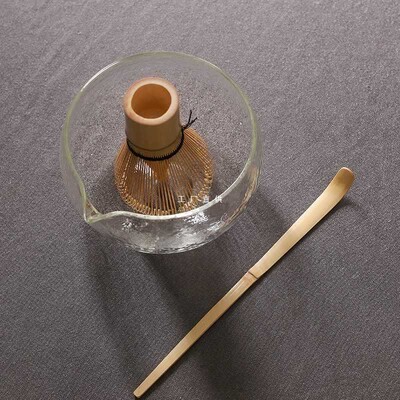 1/2/3 vnt. Japoniškas „Matcha“ dubenėlio plaktukas tekstūruoto stiklo arbatos dubenėlio arbatos rinkinio priedai „Song Dynasty“ arbatos įrankiai Senoviniai Kung Fu arbatos dubenys
