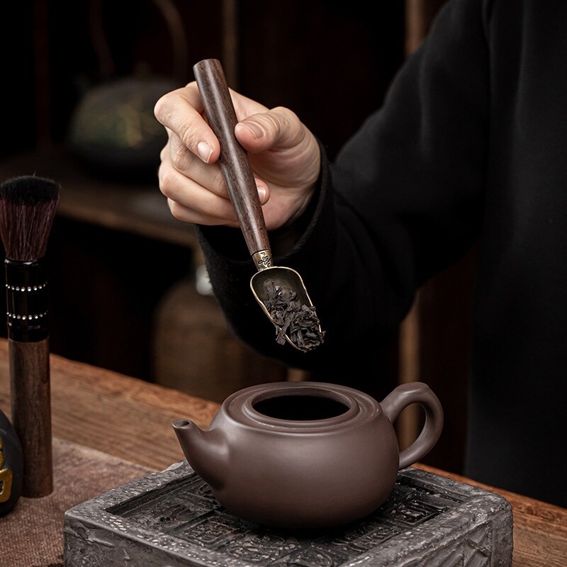 5 tk/komplekti teetseremoonia Kuumakindel Kung Fu teetööriistad Puidust Hiina Gongfu teelusikatäis Teetangi nõela komplekt Teetoa tarvikud