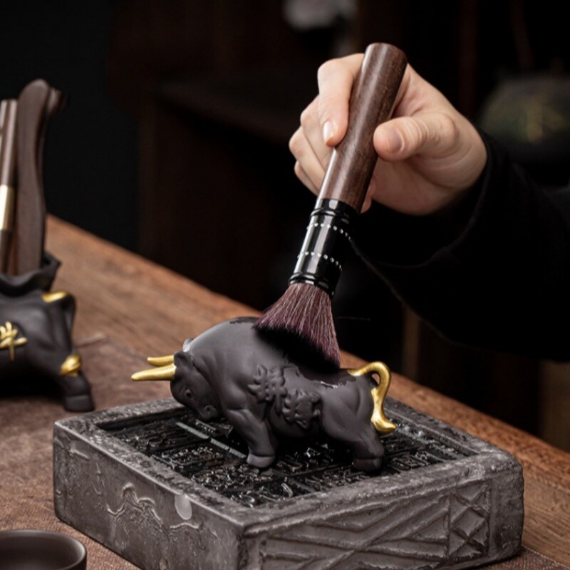 5 tk/komplekti teetseremoonia Kuumakindel Kung Fu teetööriistad Puidust Hiina Gongfu teelusikatäis Teetangi nõela komplekt Teetoa tarvikud