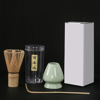 3 vnt./rinkinys Japoniškas „Matcha“ rinkinys Saugaus bambuko Budos arbatos šaukštelio arbatos rinkinys patalpų arbatos maišymo įrankiai Priedai Virtuvės arbatos indų rinkiniai