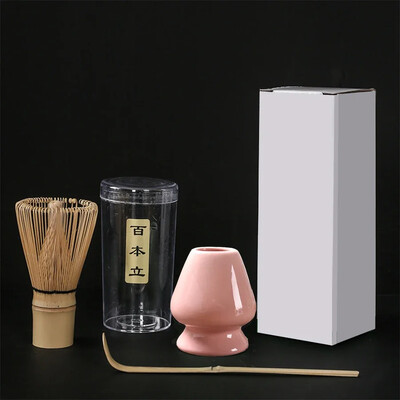 3 vnt./rinkinys Japoniškas „Matcha“ rinkinys Saugaus bambuko Budos arbatos šaukštelio arbatos rinkinys patalpų arbatos maišymo įrankiai Priedai Virtuvės arbatos indų rinkiniai