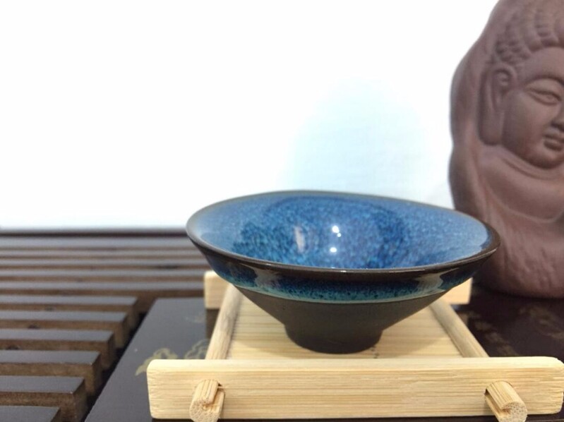 6tk/komplekt Peen tähistaeva teetass Eritassid ja kruusid Teetass Keraamiline kruus Jaapani Te Cup Jingdezhen Teetassid Kauss Puer Cute