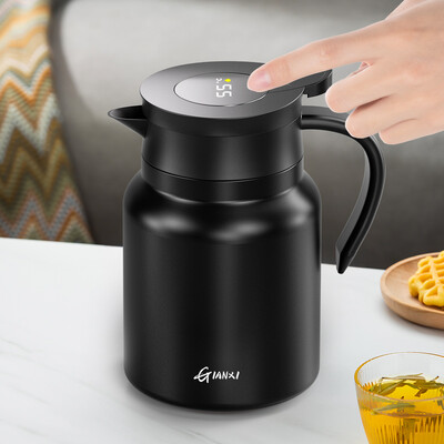 GIANXI 1000ML ceainic din ceramică pentru ceai, cafea filtrată de uz casnic cu mâner, ceainic cu apă rece, veselă pentru cafea și ceai