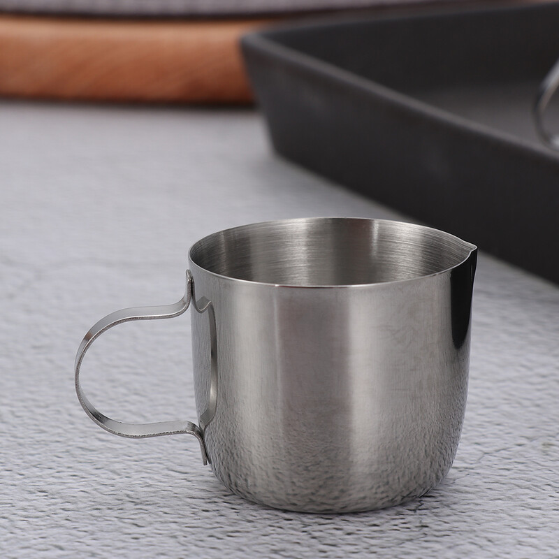 5 dydžio Patvarus nerūdijančio plieno pieno putų ąsotis Kavos grietinėlės ąsočio puodelis Latte Art snapelio ąsotis Namų ir virtuvės kavos reikmenys